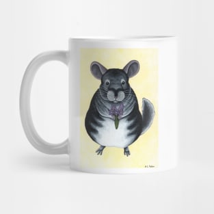 Chinchilla with Flowers Mug